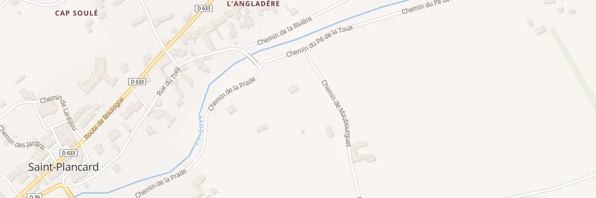 Plan du 1 Chem de Maubourguet à Saint-Plancard