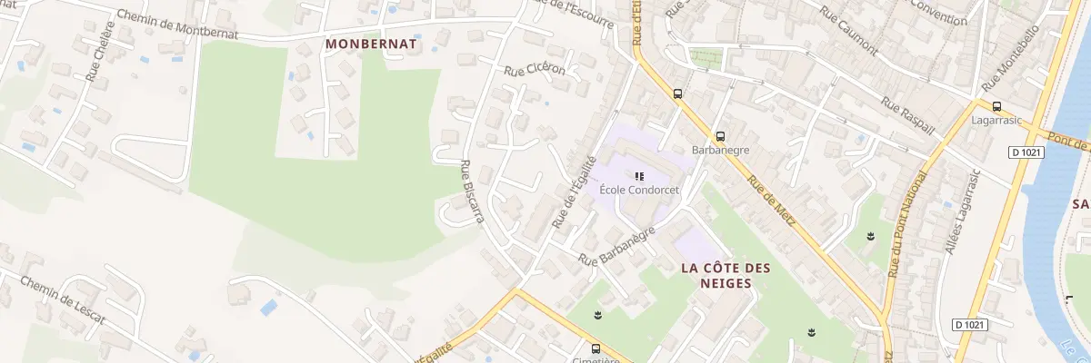 Plan du 24 Rue de l’Egalité à Auch