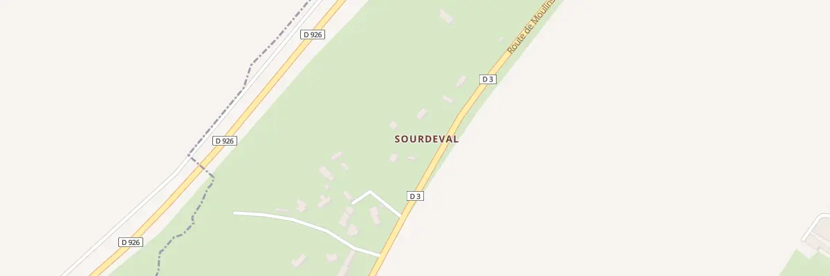 Plan du 17 Rte de Moulins à Écorcei