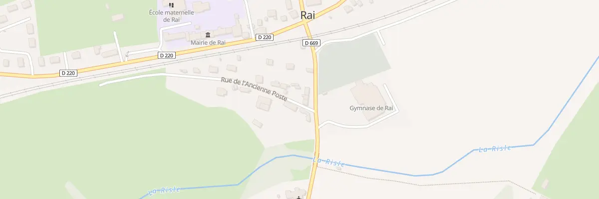 Plan du 9005 Rue Rene d’Erard à Rai