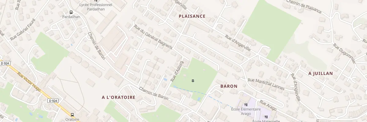 Plan du 9 Rue d’Astorg à Auch