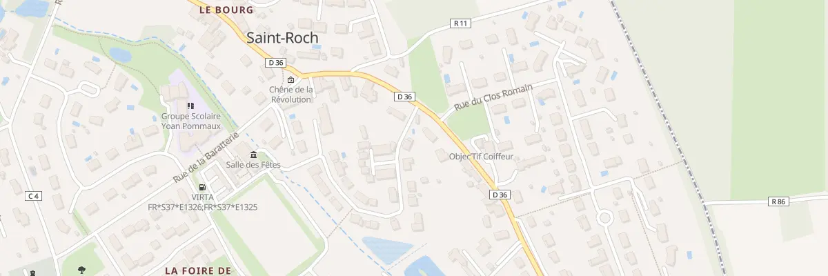 Plan du 2 Rue de l’ancienne école à Saint-Roch