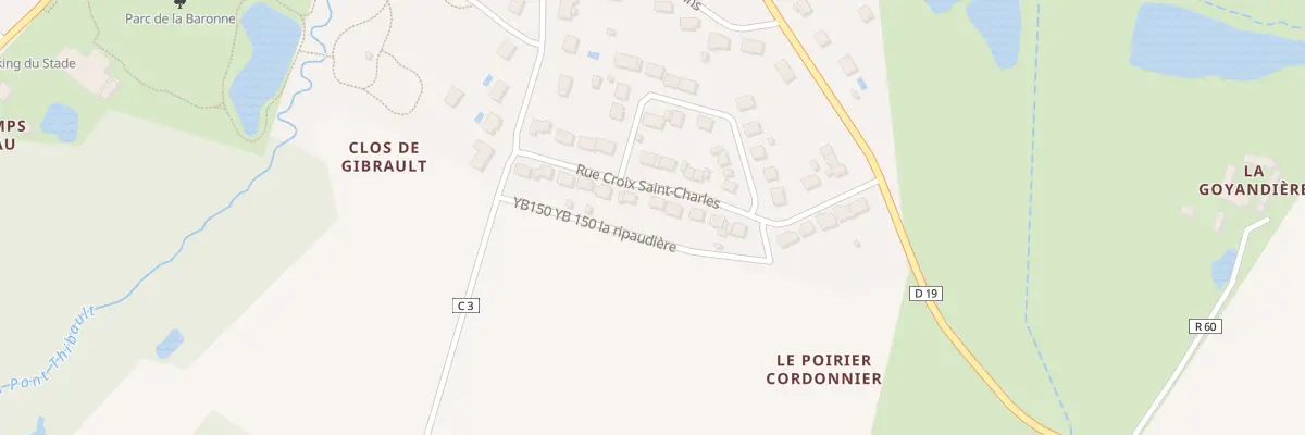 Plan du 17 Rue Croix Saint Charles à Thilouze