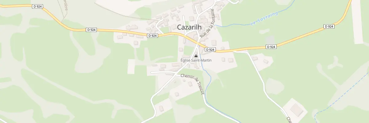 Plan du 2 Che d’Ayregan à Cazarilh