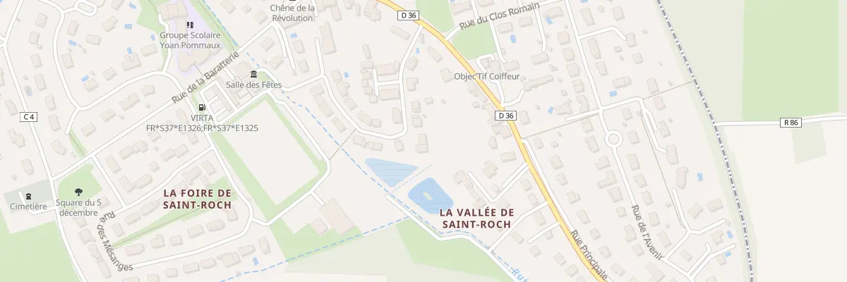 Plan du 10 Rue de l’ancienne école à Saint-Roch