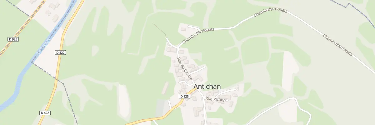 Plan du 7 Rue du Centre à Antichan