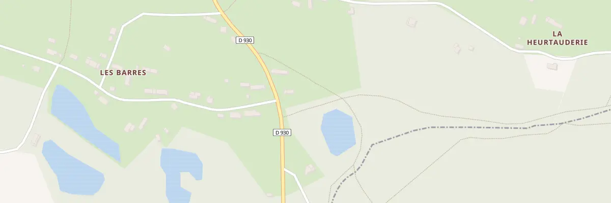 Plan du 33B Les Barres aux Genettes