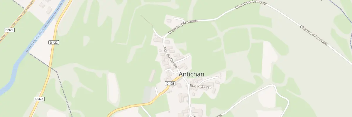 Plan du 5 Rue du Centre à Antichan