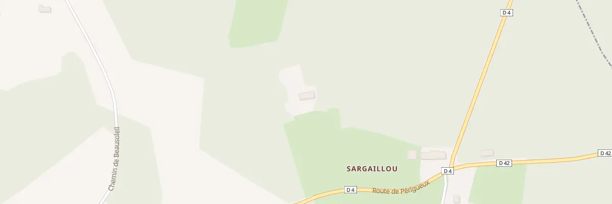 Plan du 3965 Rte de Perigueux à Villamblard