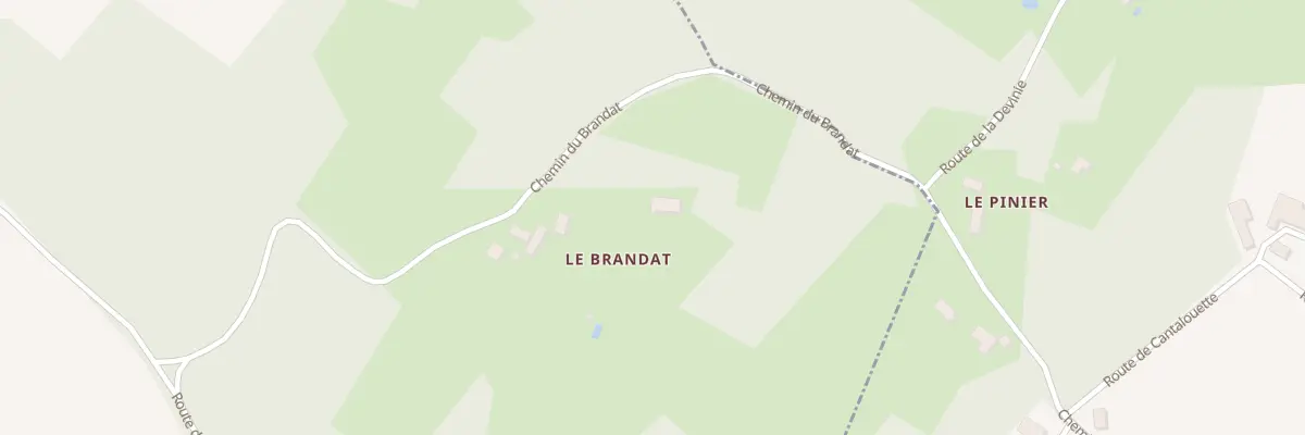 Plan du 134 Le Brandat à Montagnac-la-Crempse