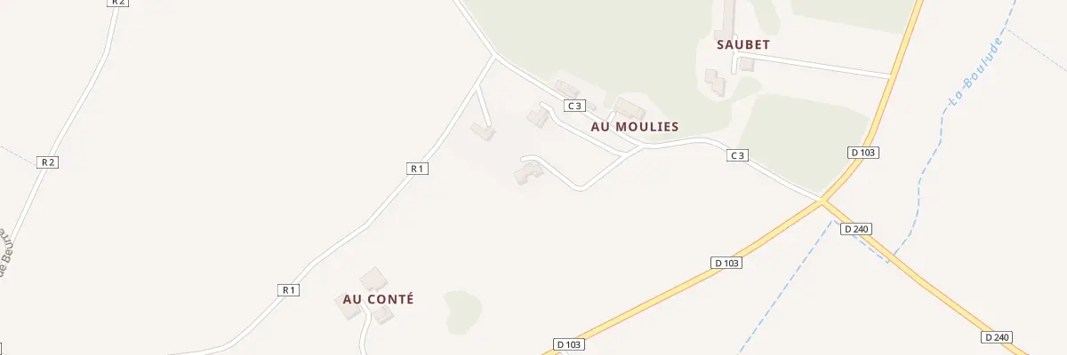Plan du 5029 A Saubet à Préchac