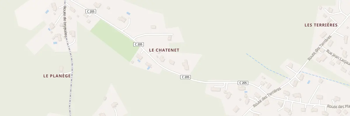 Plan du 42 Rte des Plantes à Annesse-et-Beaulieu