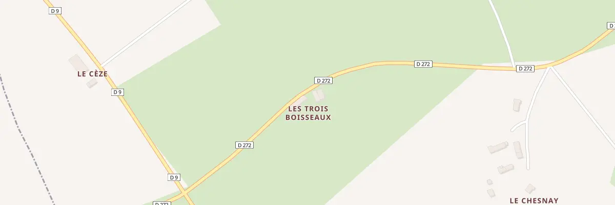 Plan du 40 Les Trois Boisseaux à Loisail