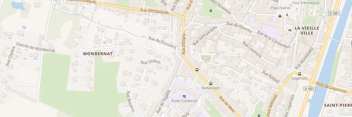 Plan du 1 Rue de l’Escourre à Auch