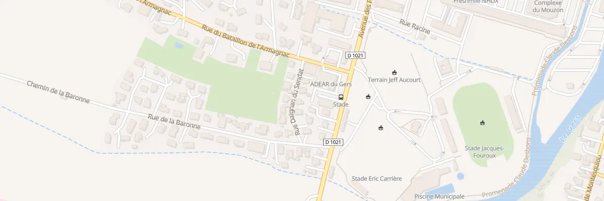 Plan du 6 Rue Daignan du Sendat à Auch
