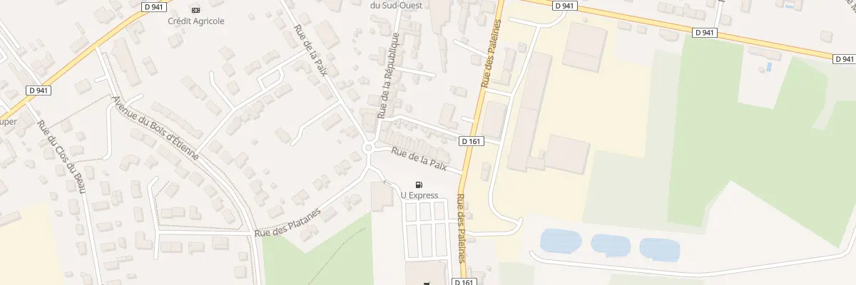 Plan du 33 Rue de la Paix à Terres-de-Haute-Charente
