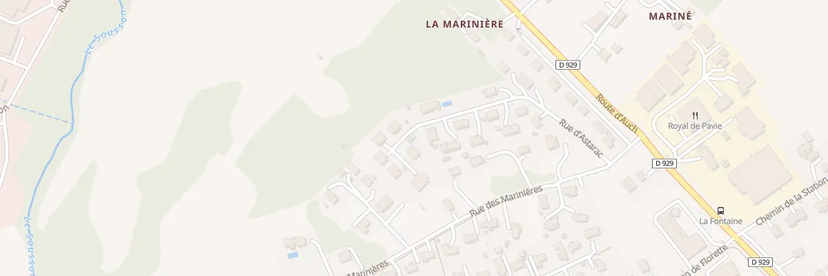 Plan du 10 Rue d’Astarac à Pavie