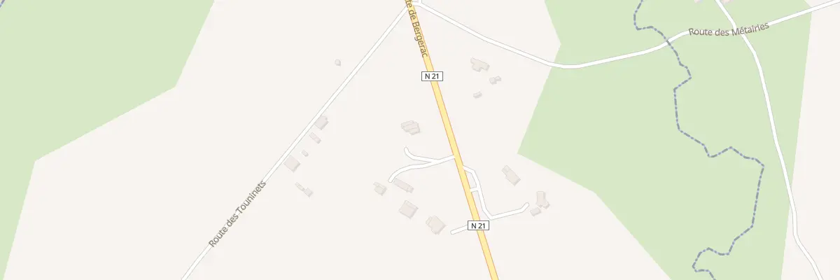 Plan du 733 Rte de Bergerac à Cahuzac