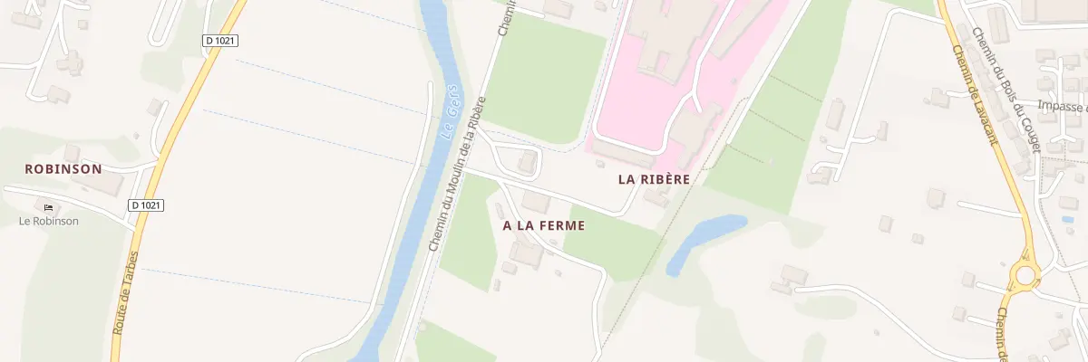 Plan du 17 Che du Moulin de la Ribère à Auch