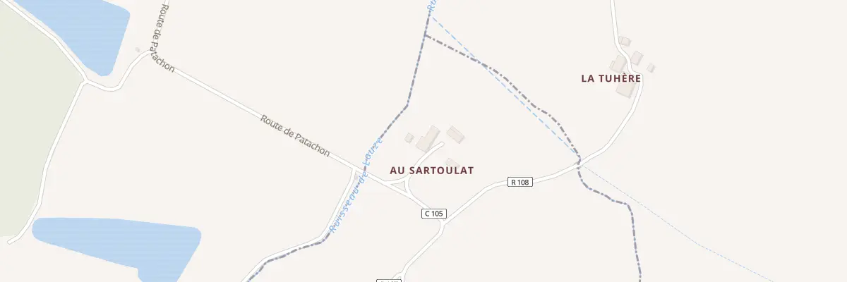 Plan du 1414 Chem du Sartoulat à Sainte-Radegonde