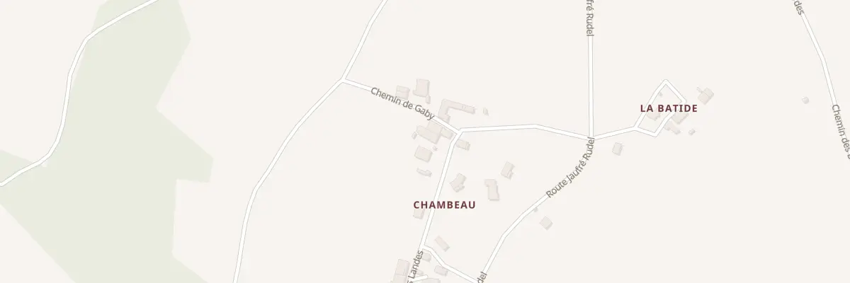 Plan du 302 Chambeau à Bourdeilles