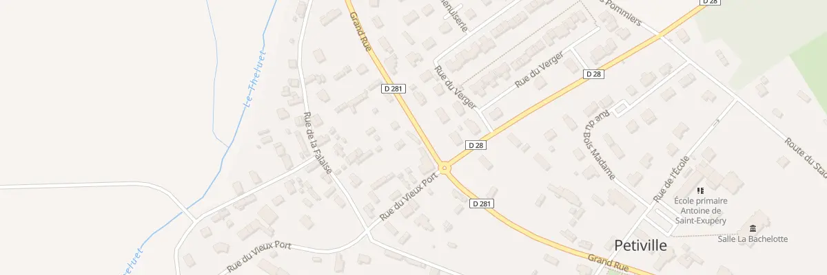 Plan du 1498 Grand Rue à Petiville