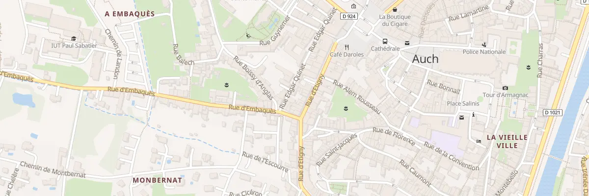 Plan du 31 Rue Edgard Quinet à Auch