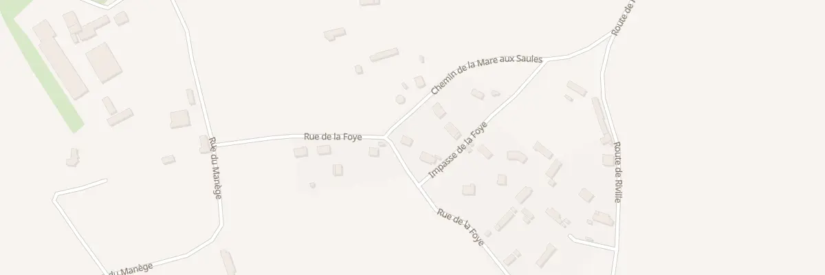 Plan du 296 Rue de la Foye à Normanville