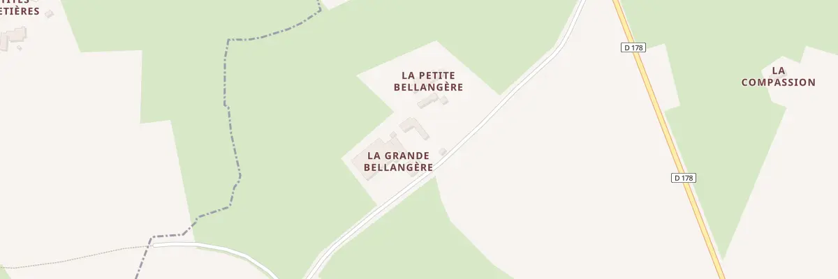 Plan du 5060 La Grande Bellangere au Mans