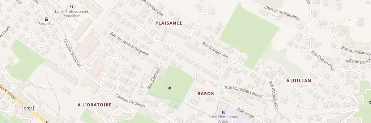 Plan du 17 Rue Fermat à Auch