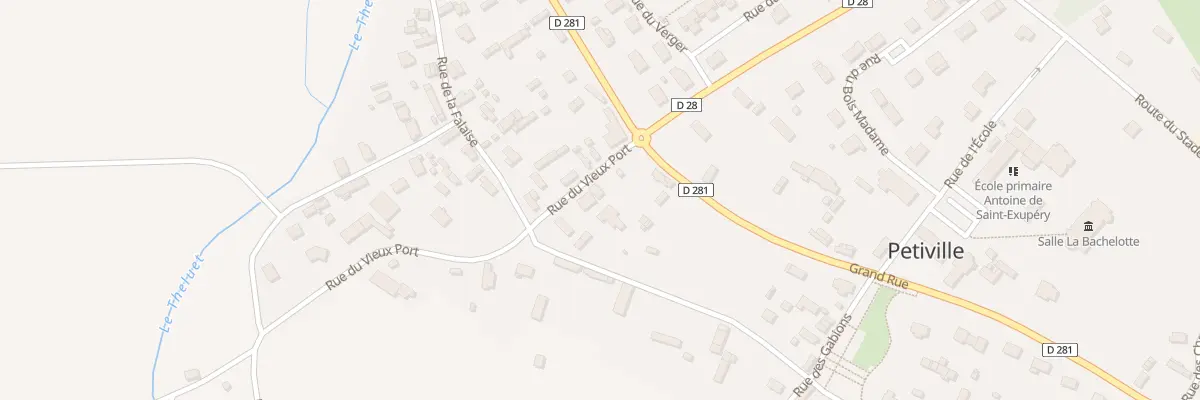 Plan du 66 Rue du Vieux Port à Petiville