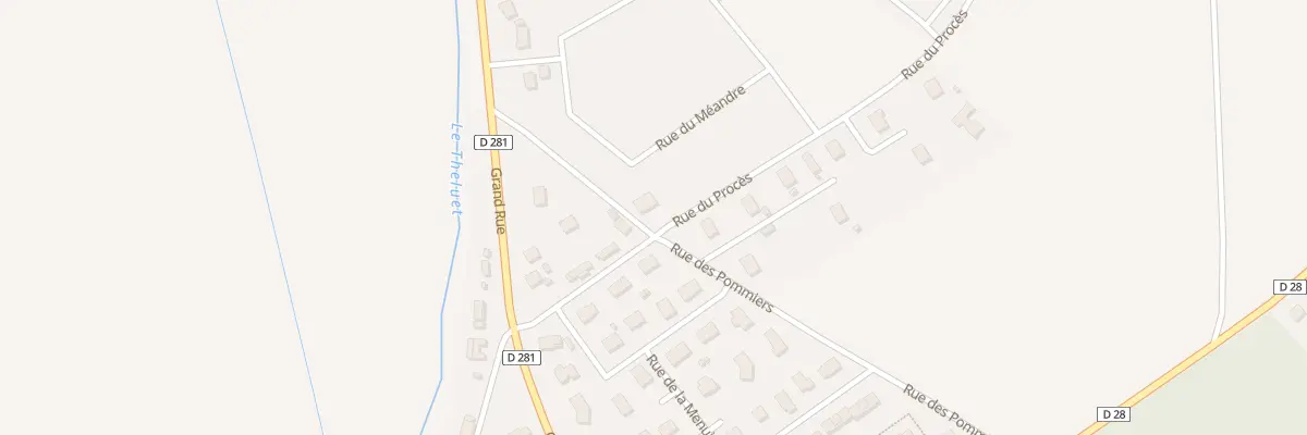 Plan du 147 Rue du Proces à Petiville