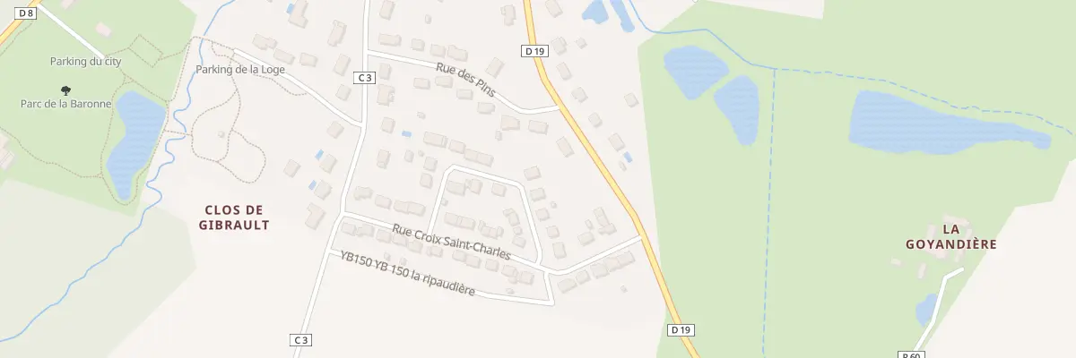 Plan du 10 Rue de la Madeleine à Thilouze