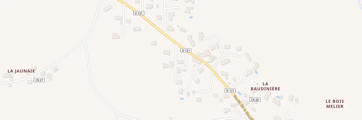 Plan du 34 Rte de la Baudinière à Artannes-sur-Indre