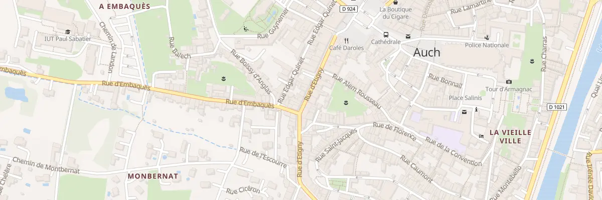 Plan du 20 Rue d’Etigny à Auch