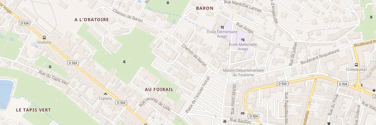 Plan du 37 Imp du Foirail à Auch
