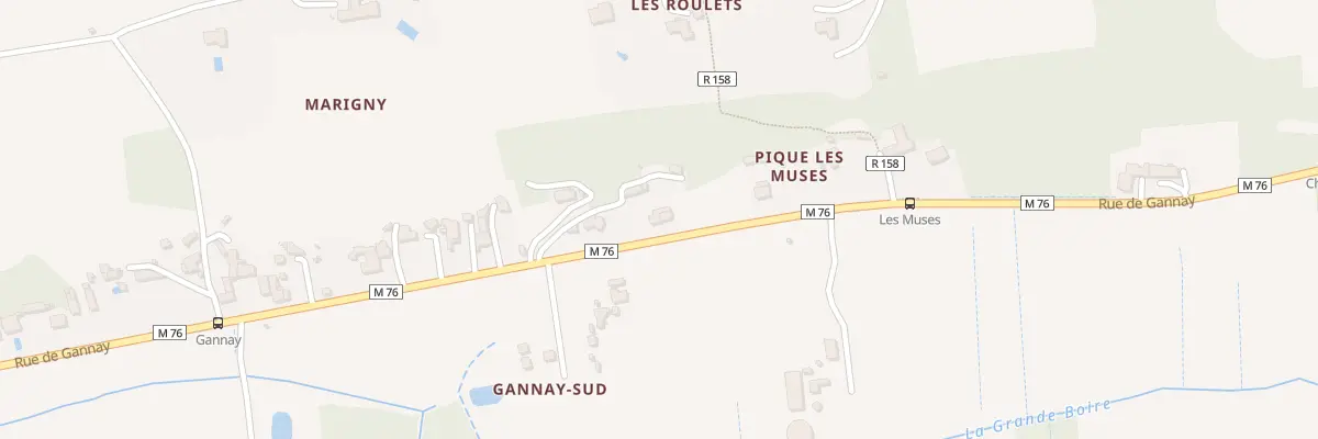 Plan du 18 Rue de Gannay à Fondettes
