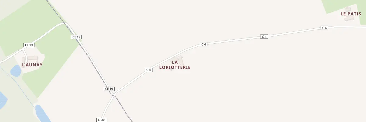 Plan du 5346 La Loriotterie à Coudrecieux