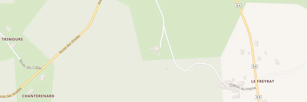 Plan du 281 Rte des Virades à Manzac-sur-Vern
