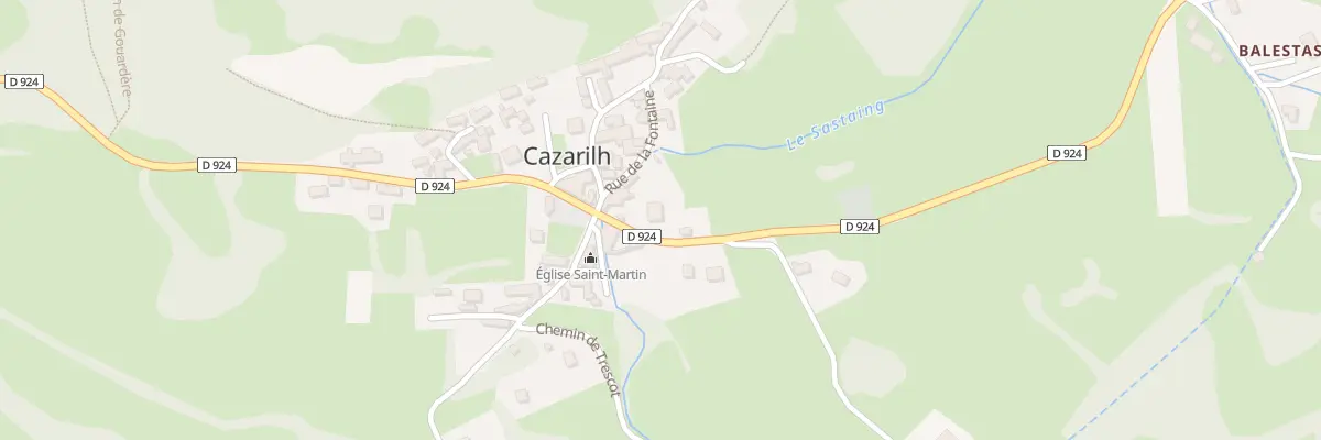 Plan du 3 Rte de la Plagnère à Cazarilh