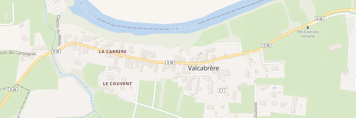 Plan du 4 La Carrere à Valcabrère