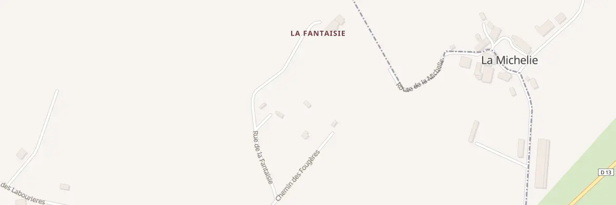 Plan du 3 Che des Fougeres à Montembœuf