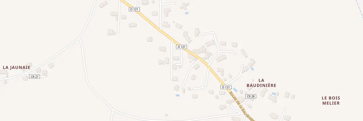 Plan du 34T Rte de la Baudinière à Artannes-sur-Indre