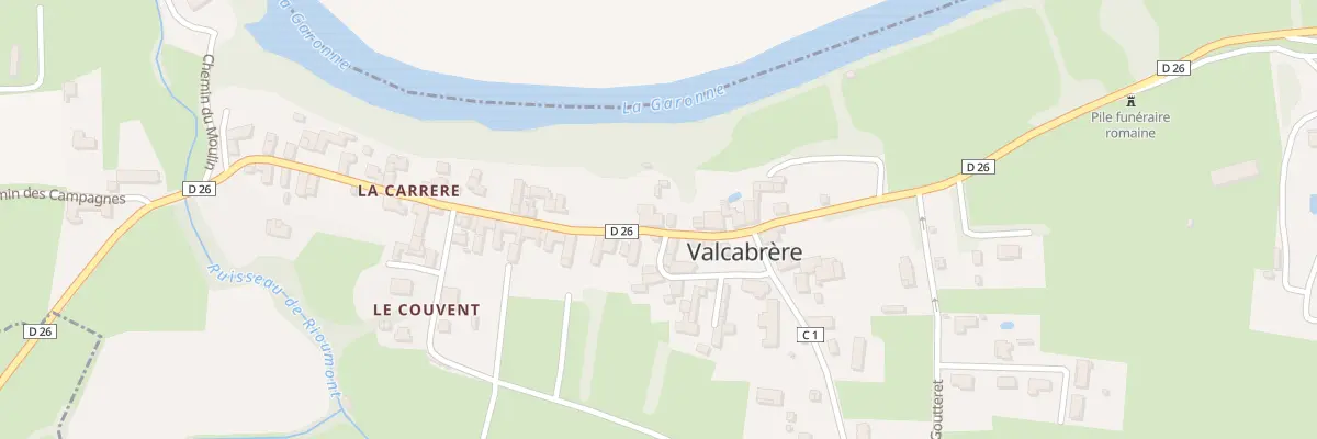 Plan du 2 La Carrere à Valcabrère