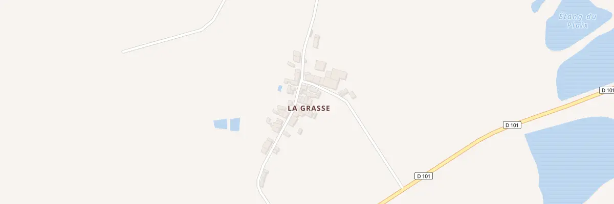 Plan du 5349 La Grasse à Bouresse