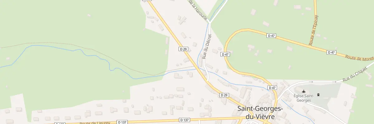 Plan du 181 Rte de Pont Audemer à Saint-Georges-du-Vièvre