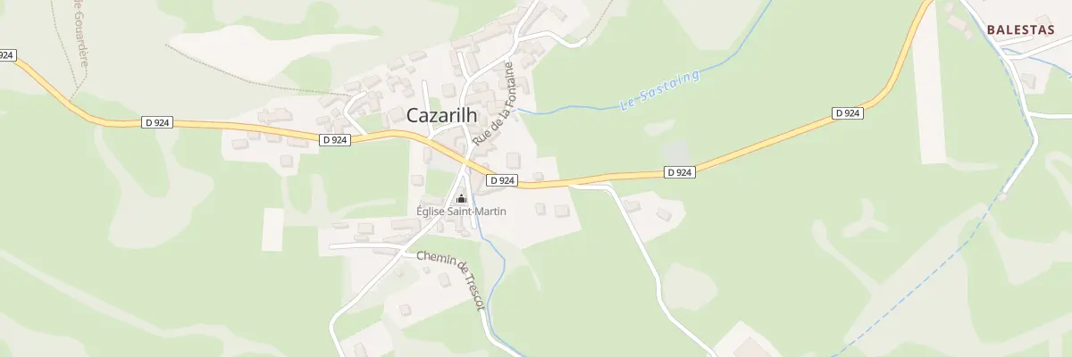 Plan du 5002 Le Village à Cazarilh