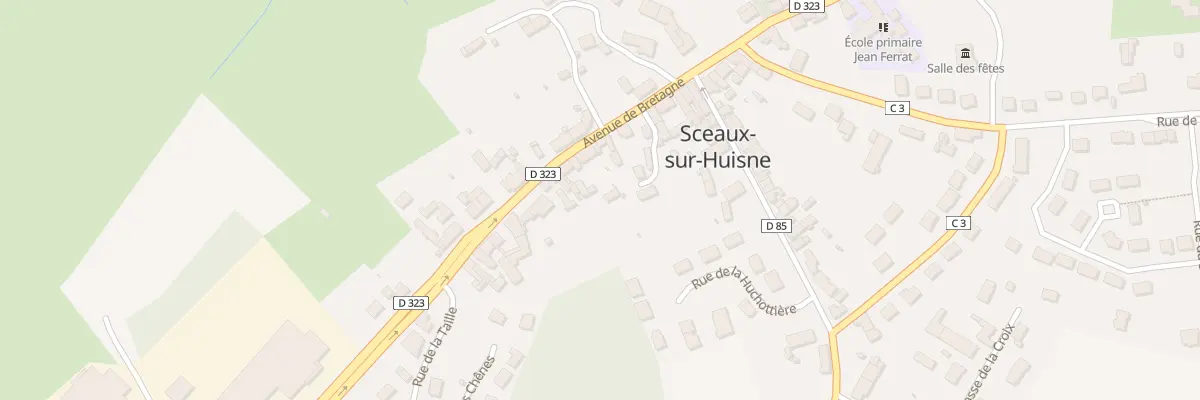 Plan du 21 Av de Bretagne à Sceaux-sur-Huisne