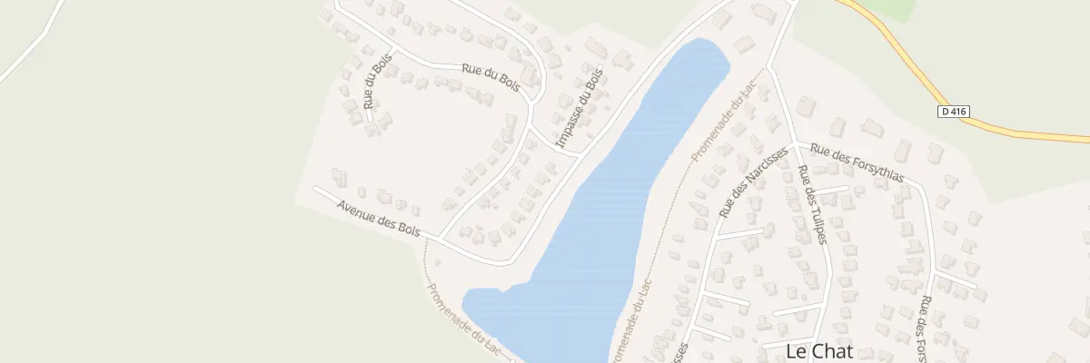 Plan du 6 Rue du Bois à Écuras