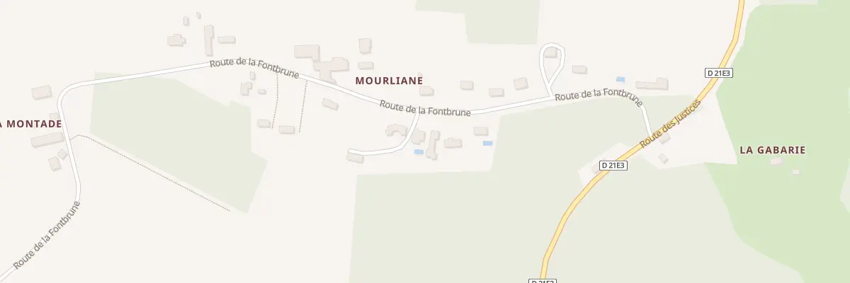 Plan du 289 Rte de la Fontbrune à Saint-Germain-et-Mons
